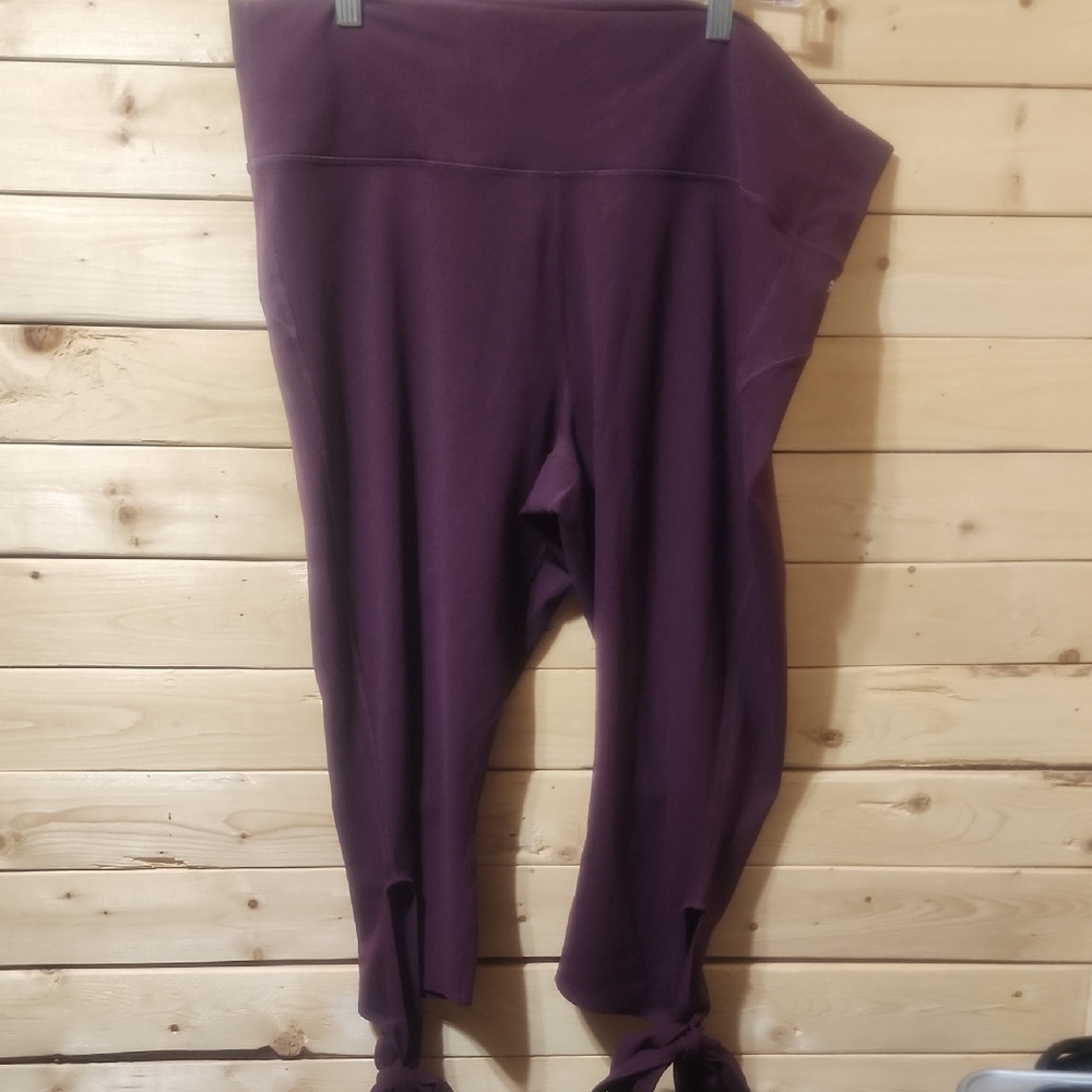 Fabletics High Waisted Pureluxe Tie-Up 7/8 Size 4x NEW